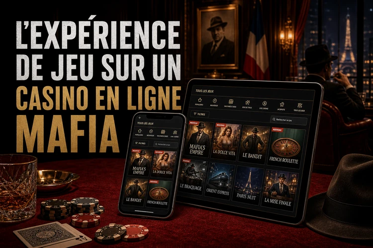 L'expérience de jeu sur un casino en ligne mafia